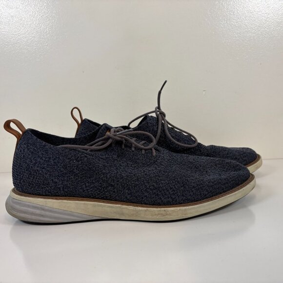 Cole Haan Original Grand Shoes Mens Size 13 Blue Stitchlite Wingtip Oxfords - Picture 3 of 7